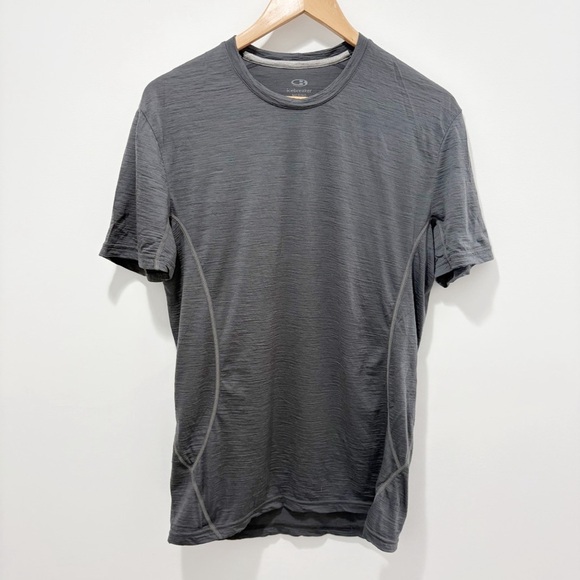 Icebreaker Merino Aero Short Sleeve Crew Shirt Size Small Wool Nylon Baselayer - Picture 1 of 9